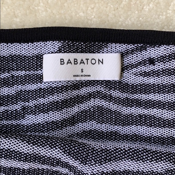 Aritzia Zebra Print Tube Top - Picture 3 of 3